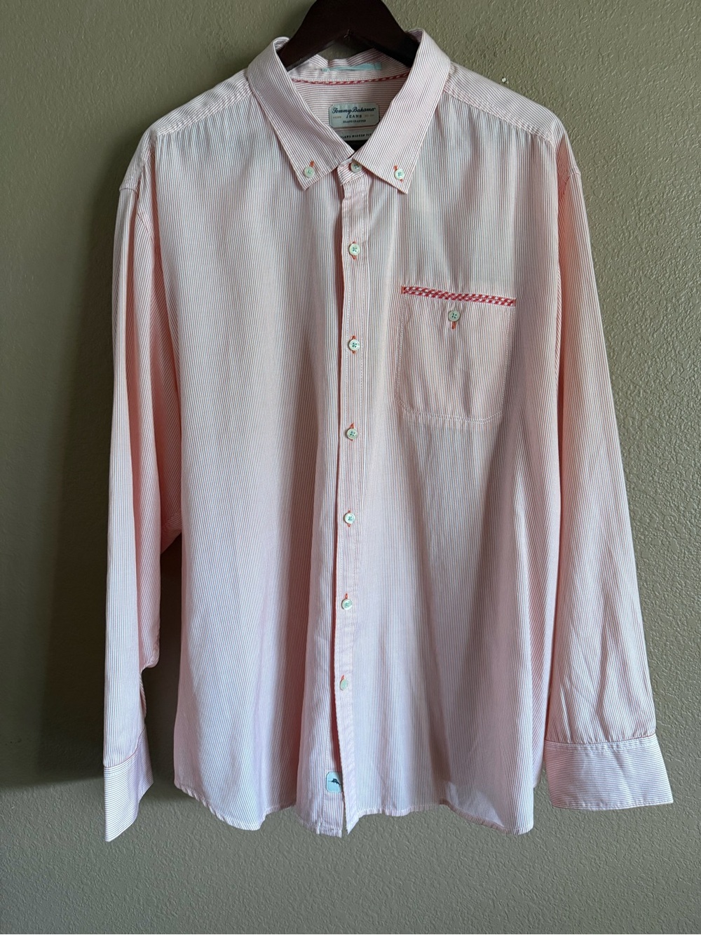 Tommy Bahama Island Modern Fit Long Sleeve Button-Down Shirt Size XXL NWT